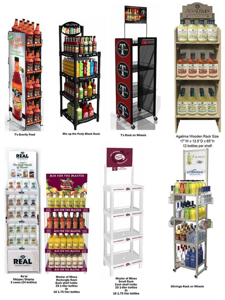 Display Racks - Lemate Cocktail Mix